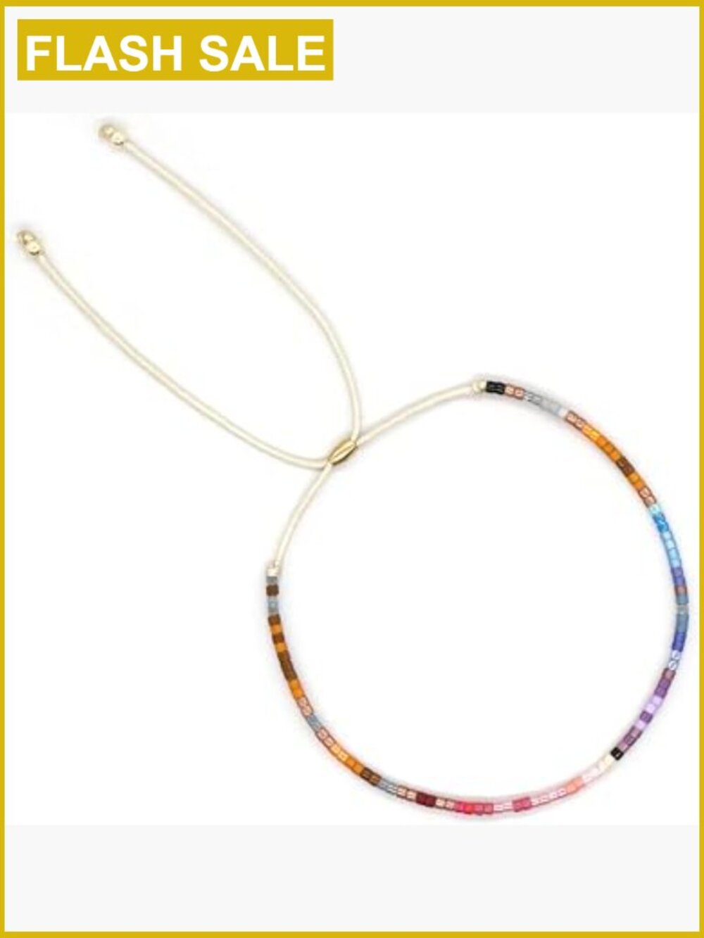 Handmade Double Row Braided Miyuki Seed Bead Bracelet